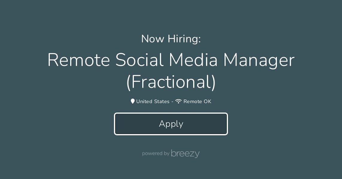 Remote Social Media Manager Fractional At Bosun remote-social-media-manager-fractional-at-bosun