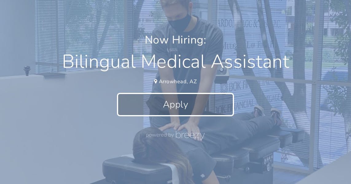 Bilingual Medical Assistant at Arizona Pain