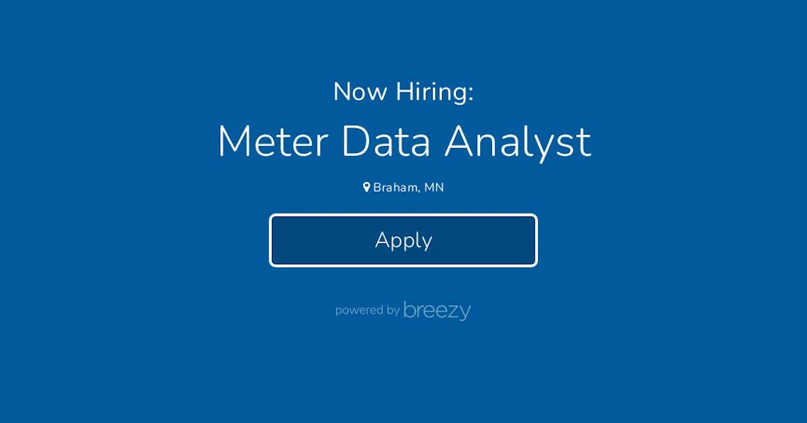 Meter Data Analyst at East Central Energy