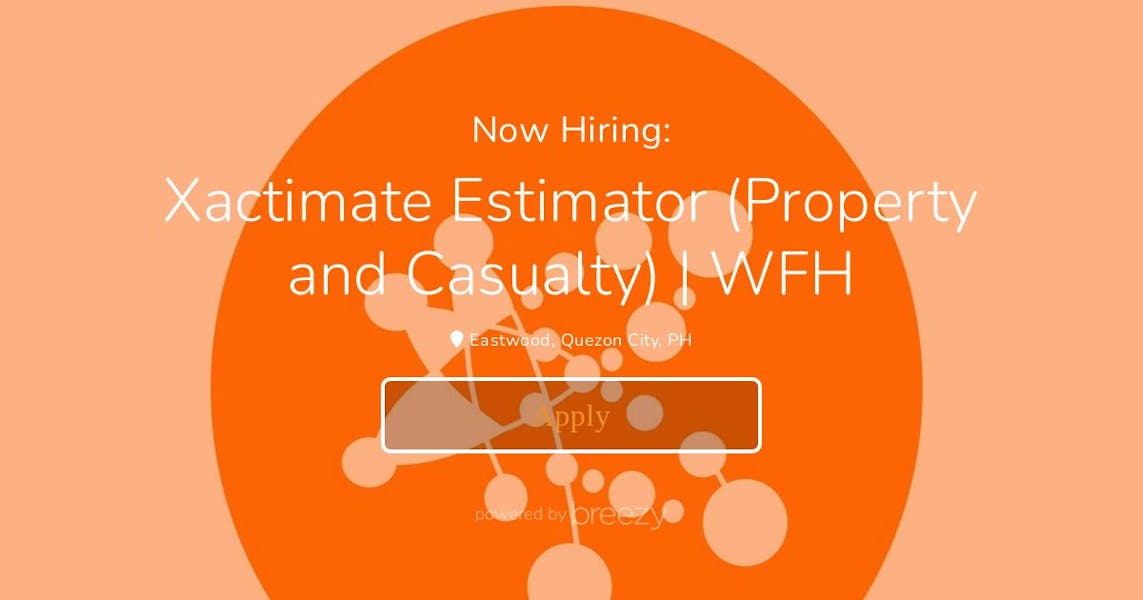 Xactimate Estimator (Property and Casualty) WFH at Intelassist