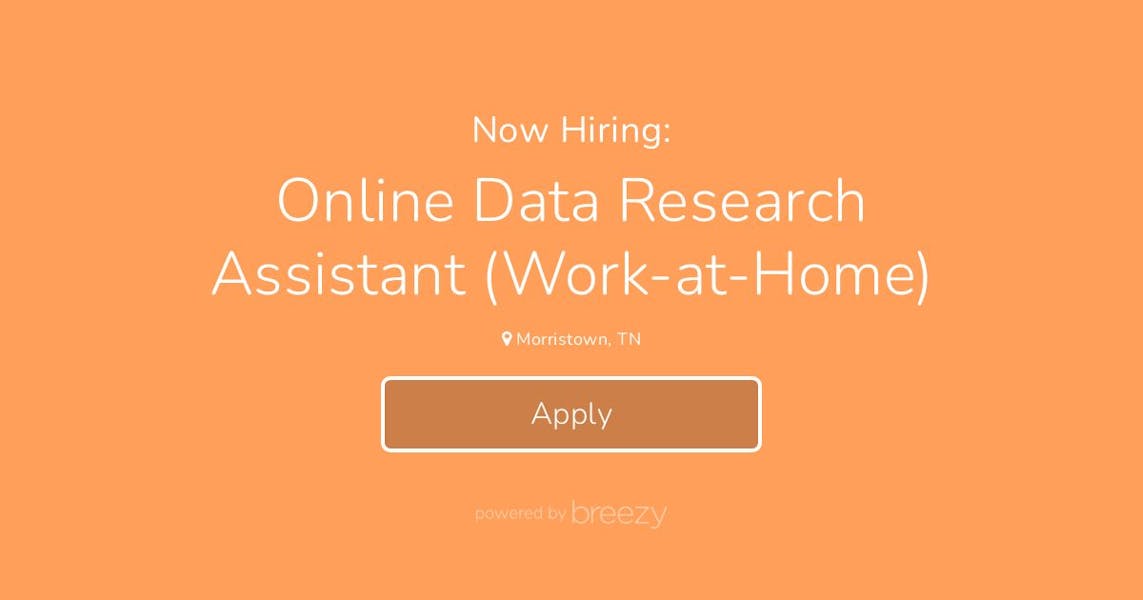 research assistant work from home