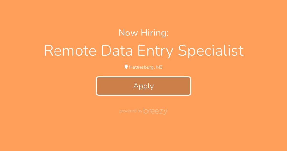 Remote Data Entry Specialist At FocusGroupPanel