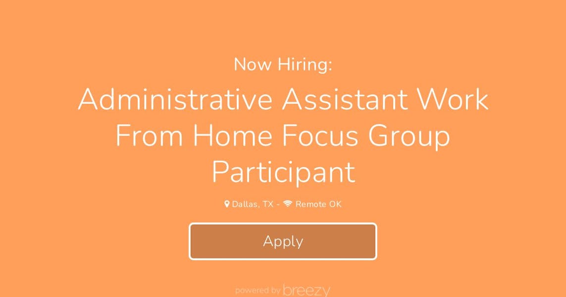 administrative-assistant-work-from-home-focus-group-participant-at