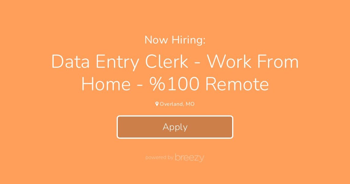 Data Entry Clerk - Work From Home - %100 Remote at FocusGroupPanel