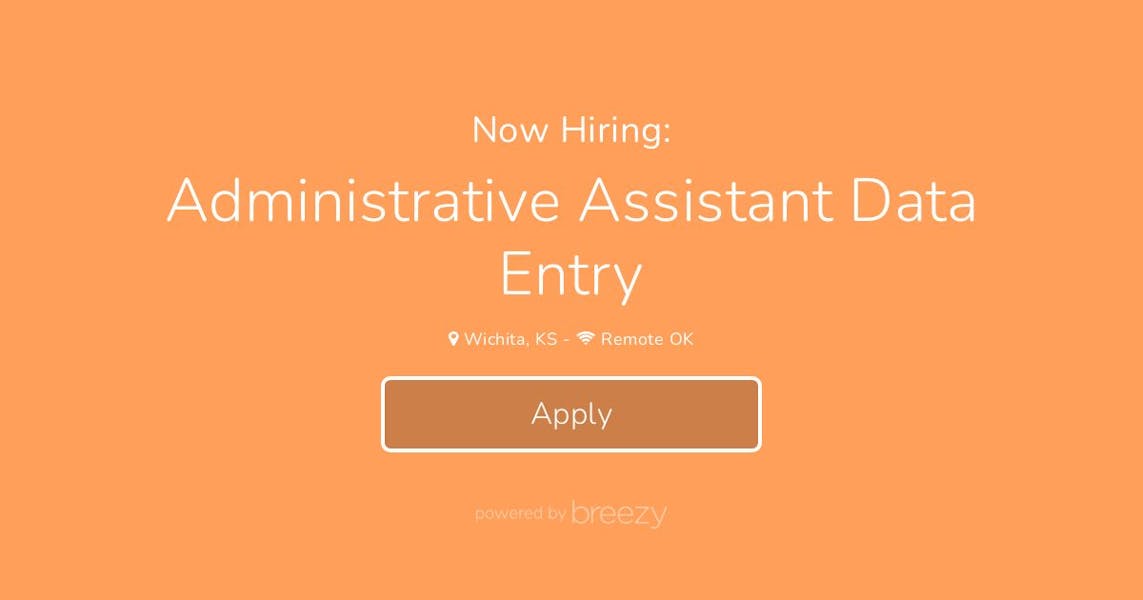 Administrative Assistant Data Entry at FocusGroupJobs