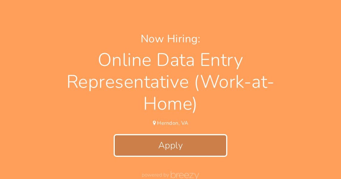 Online Data Entry Representative (Work-at-Home) at FocusGroupPanel