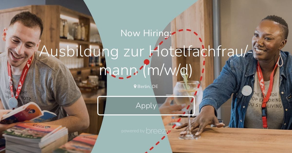 Ausbildung Zur Hotelfachfrau/-mann (m/w/d) At MEININGER Hotels