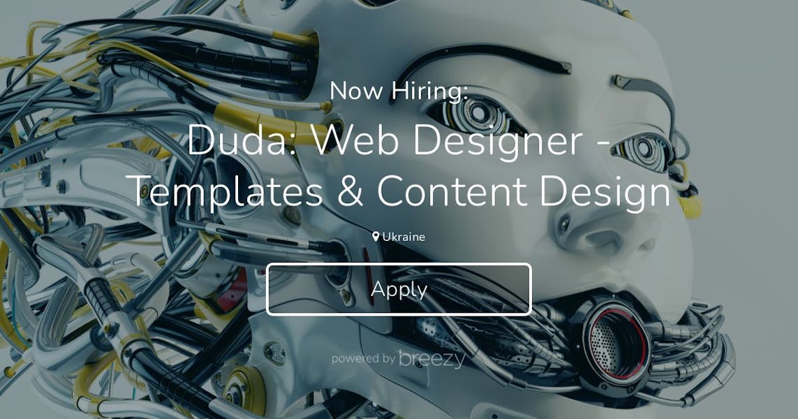 Duda Web Designer Templates & Content Design at Adaptiq