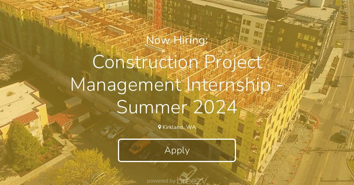 Construction Project Management Internship Summer 2024 at GenCap