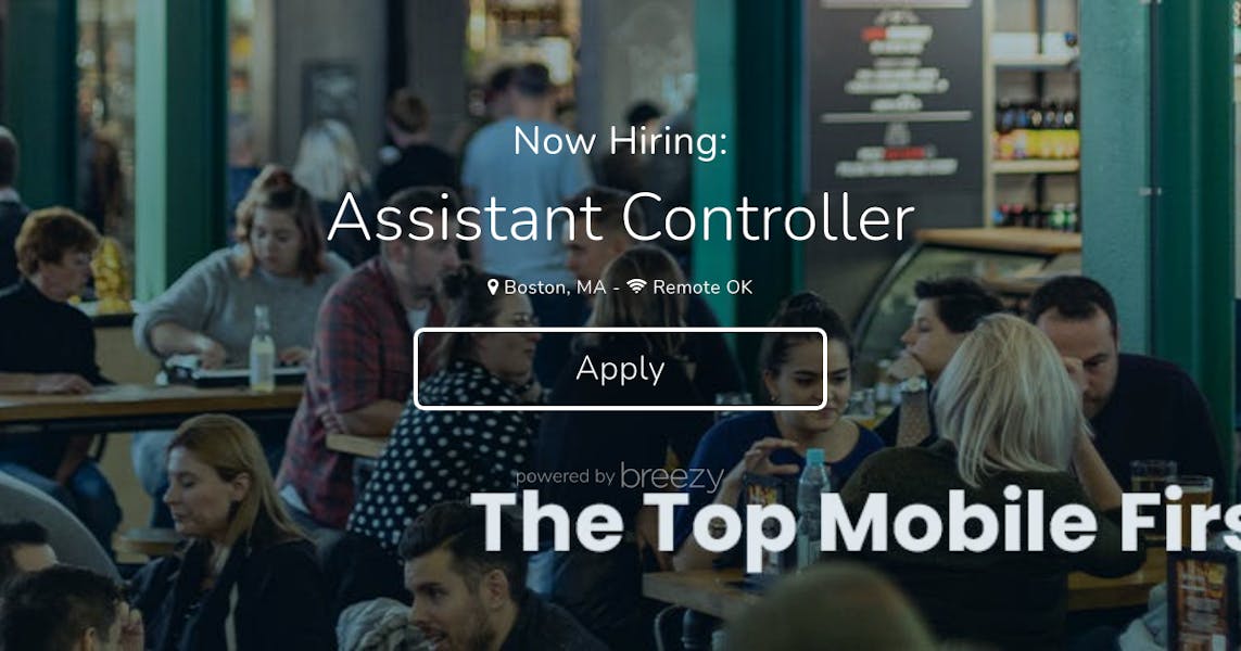 Assistant Controller at JobGet