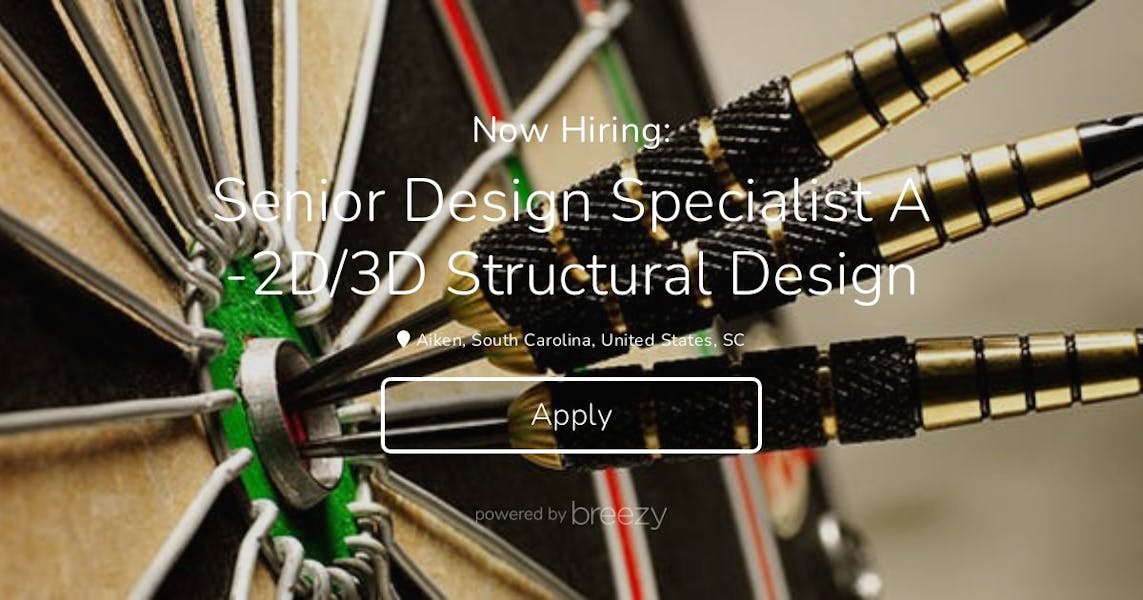 Senior Design Specialist A 2D/3D Structural Design at Pinnacle