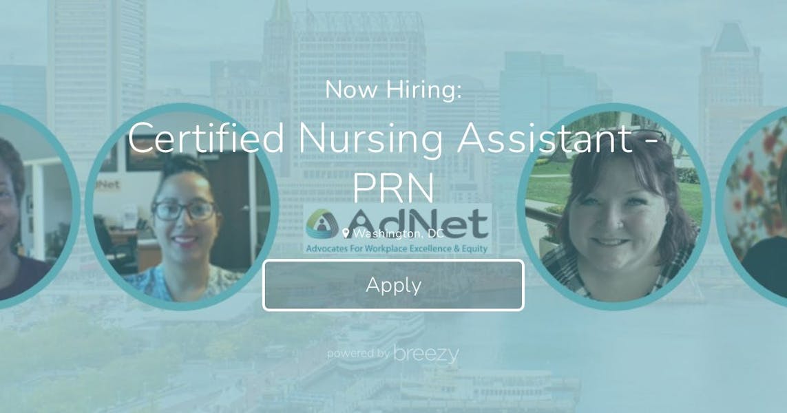 Certified Nursing Assistant PRN at Inc.