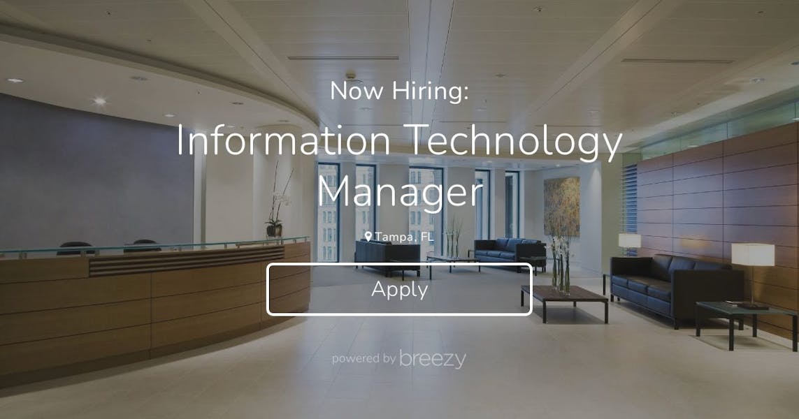 Information Technology Manager at Veridic Solutions