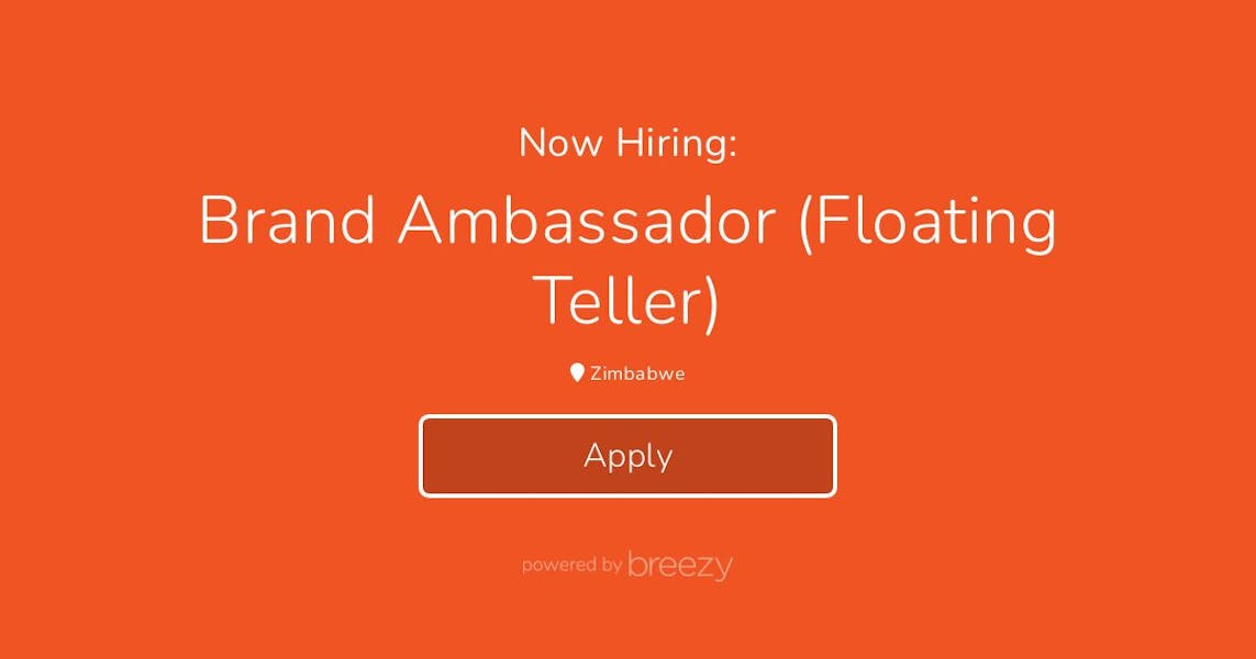 Brand Ambassador (Floating Teller) at Mukuru