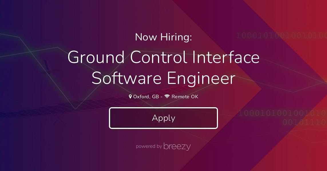 Ground Control Interface Software Engineer at Archangel Aerospace Group
