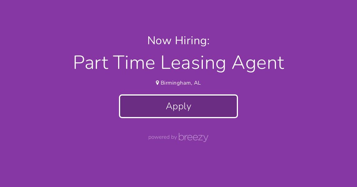 Part time leasing consultant jobs