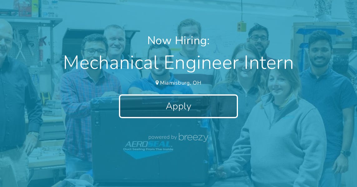 Mechanical Engineer Intern at Aeroseal