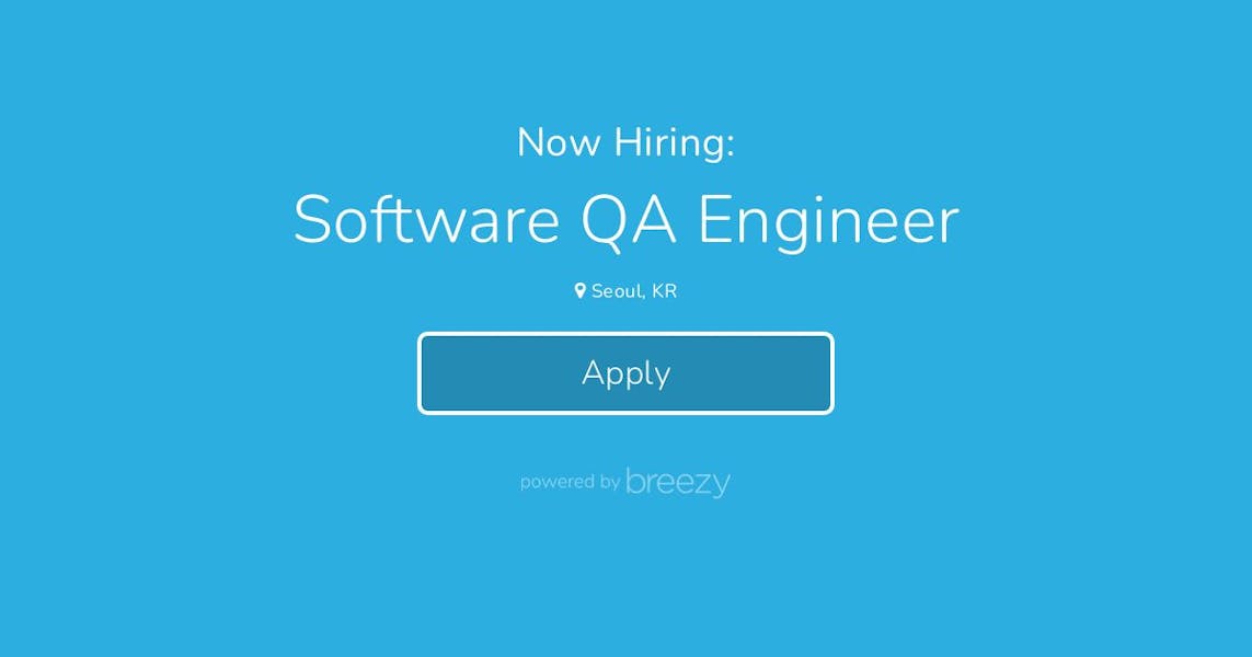 Software QA Engineer at Bear Robotics