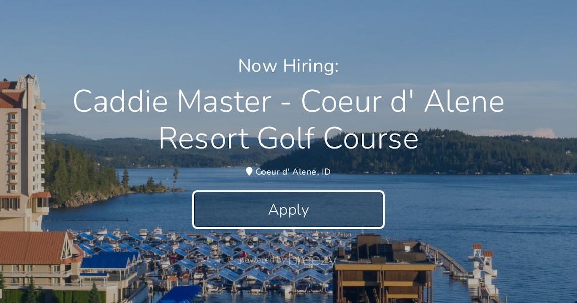 Caddie Master - Coeur d' Alene Resort Golf Course at Coeur d'Alene Resort