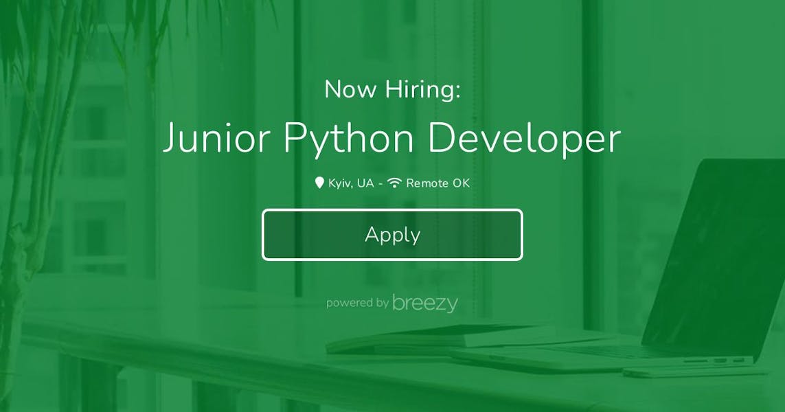 Junior Python Developer at Apriorit