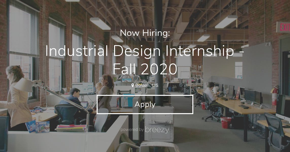 Industrial Design Internship Fall 2020 at Essential Design