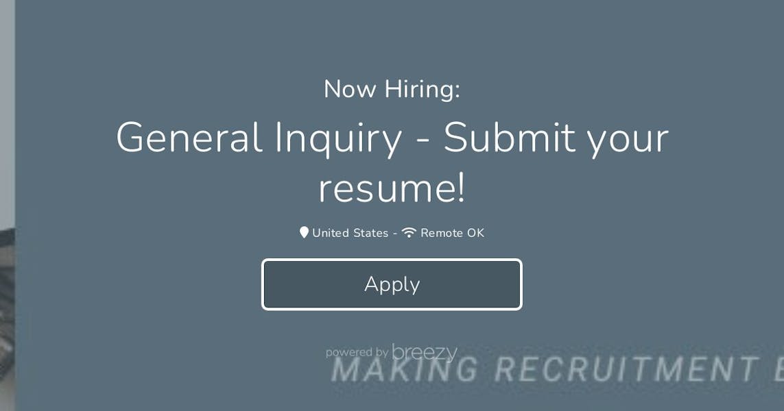 General Inquiry - Submit your resume! at Aligned Recruitment