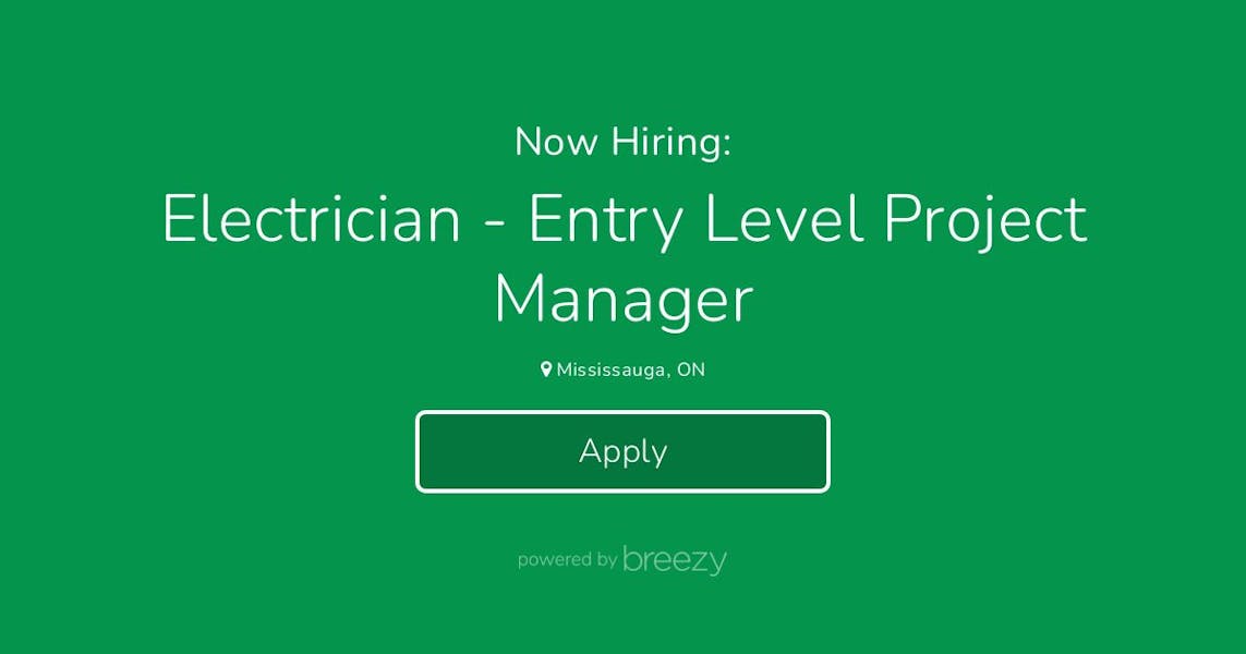 Electrician Entry Level Project Manager at Spark Power
