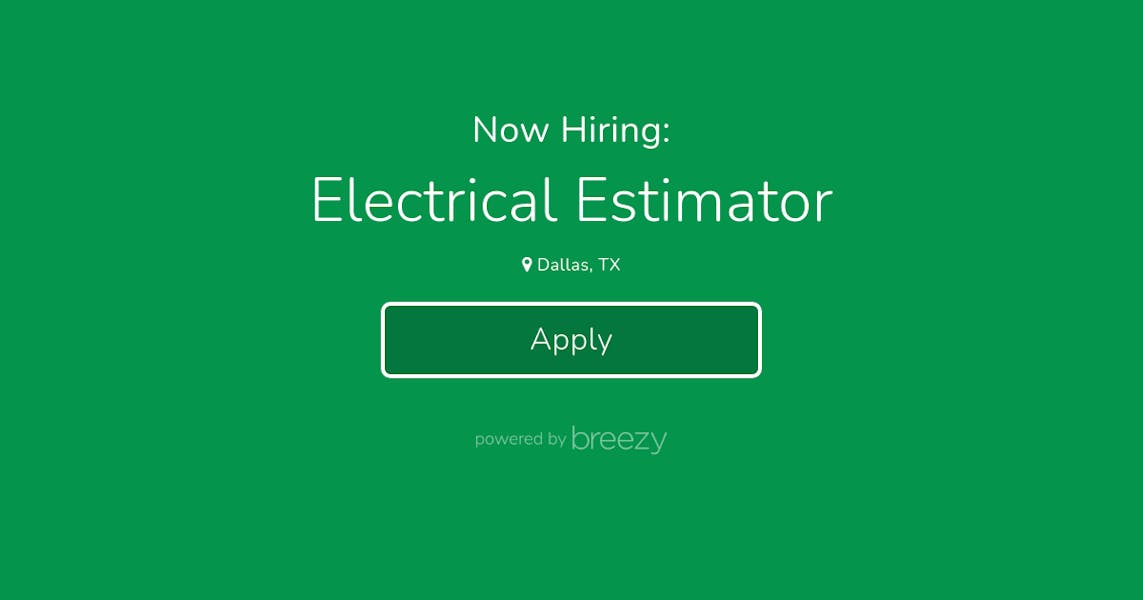 Electrical Estimator at Spark Power