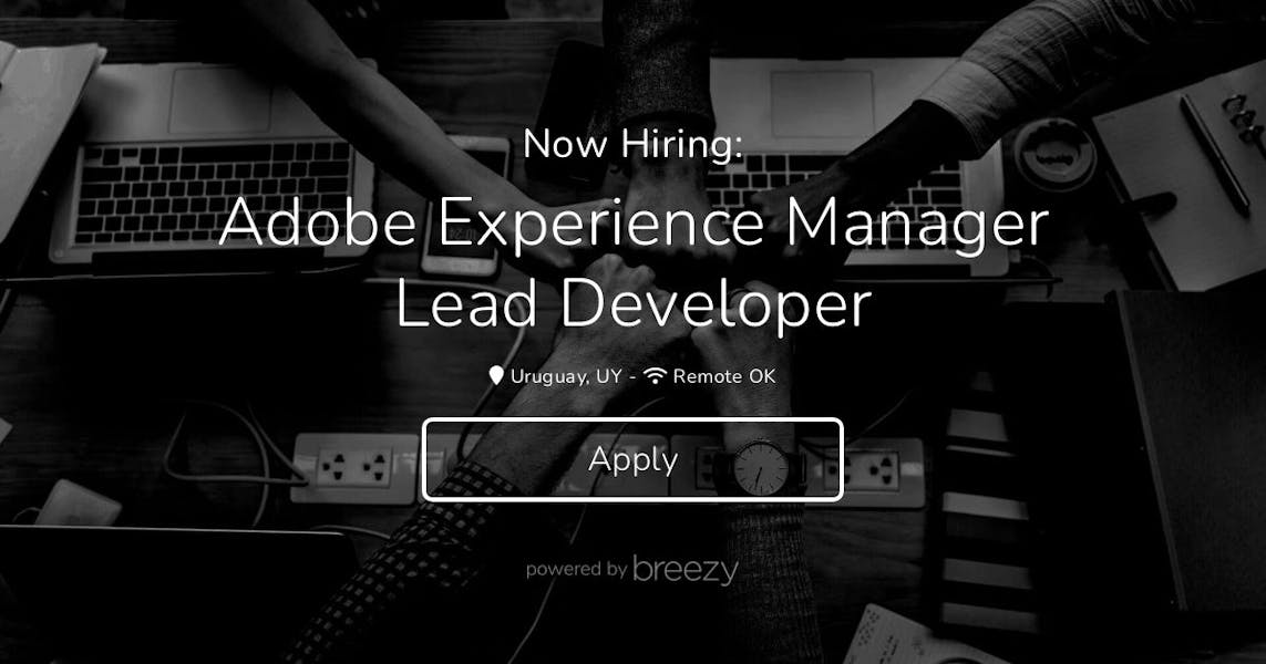 Adobe Experience Manager Lead Developer (UY) at TMG