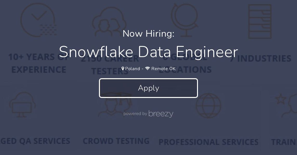 Snowflake Data Engineer at TestYantra Software Solutions