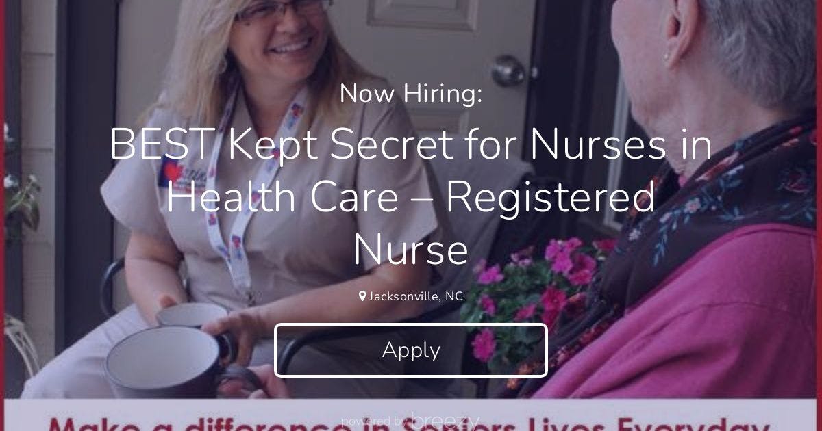 BEST Kept Secret For Nurses In Health Care Registered Nurse At Caring BEST Kept Secret For Nurses In Health Care Registered Nurse At Caring