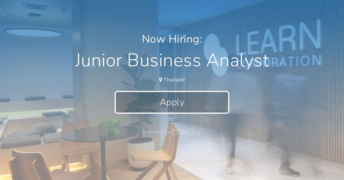 Junior Business Analyst At LEARN Corporation   Social Position 913419c5b003 