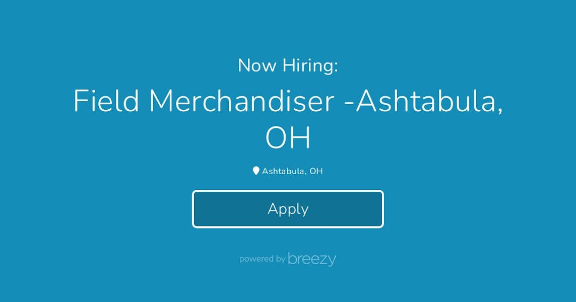 Field Merchandiser -Ashtabula, OH at SRS Merchandising