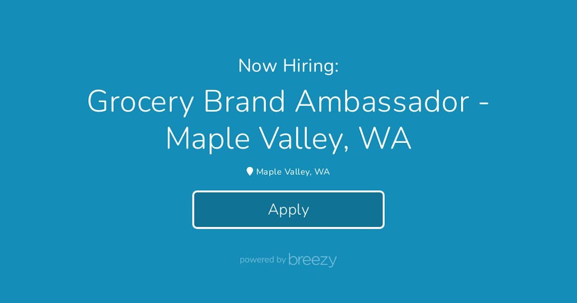 Grocery Brand Ambassador Maple Valley, WA at SRS Merchandising