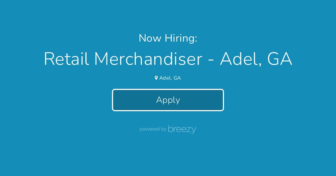 Retail Merchandiser Adel, GA at SRS Merchandising