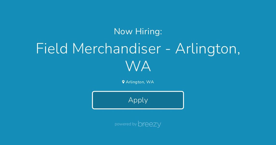 Field Merchandiser Arlington, WA at SRS Merchandising