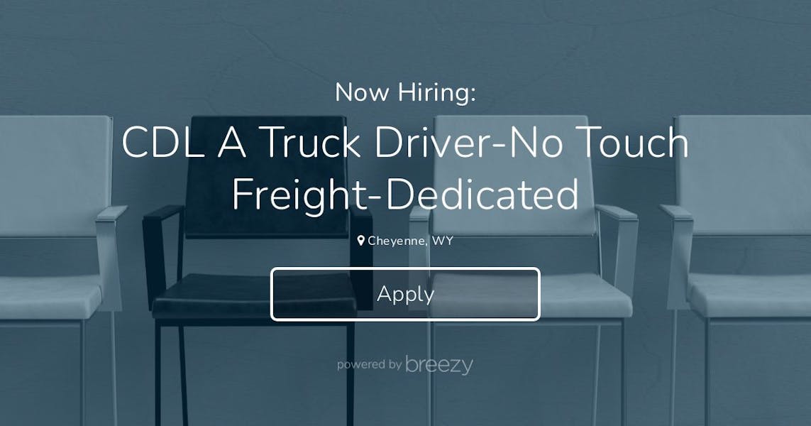 CDL A Truck DriverNo Touch FreightDedicated at RODAL TECHNOLOGIES