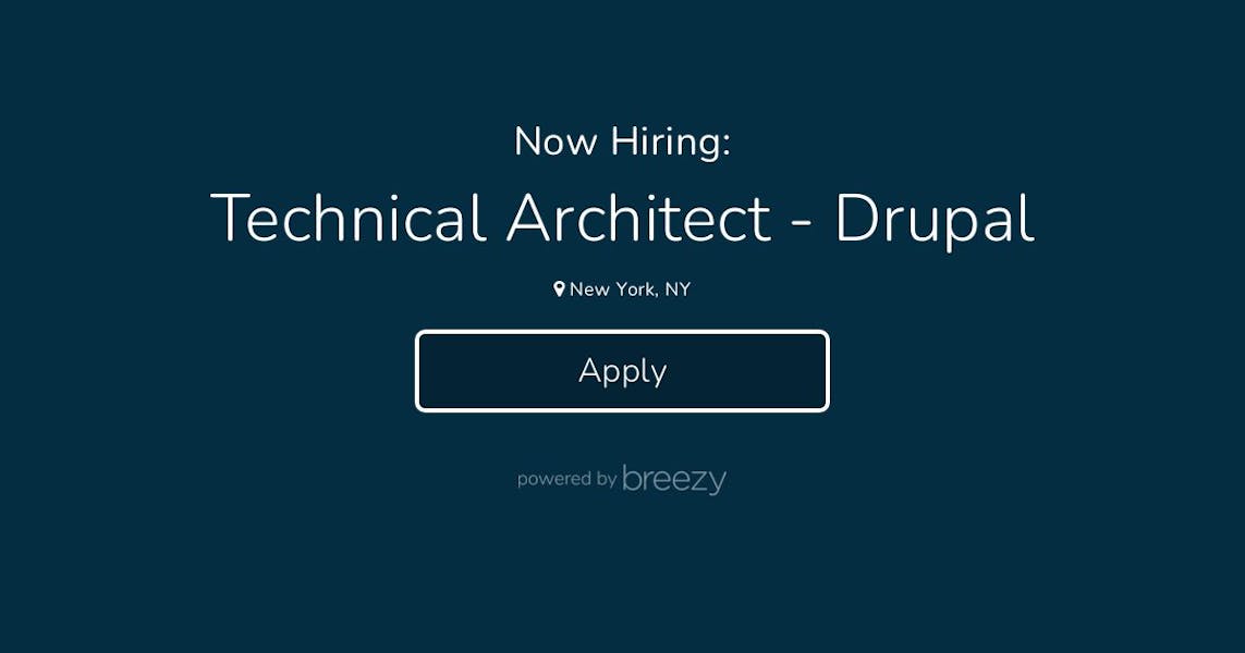 Technical Architect Drupal at Blenderbox