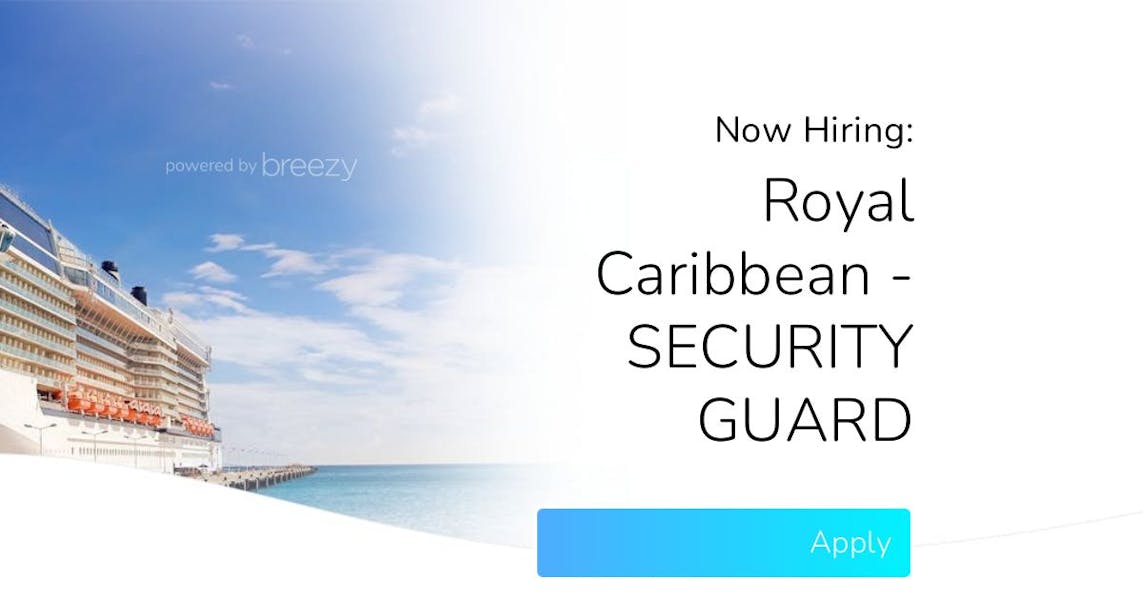 royal caribbean cruise ship security jobs