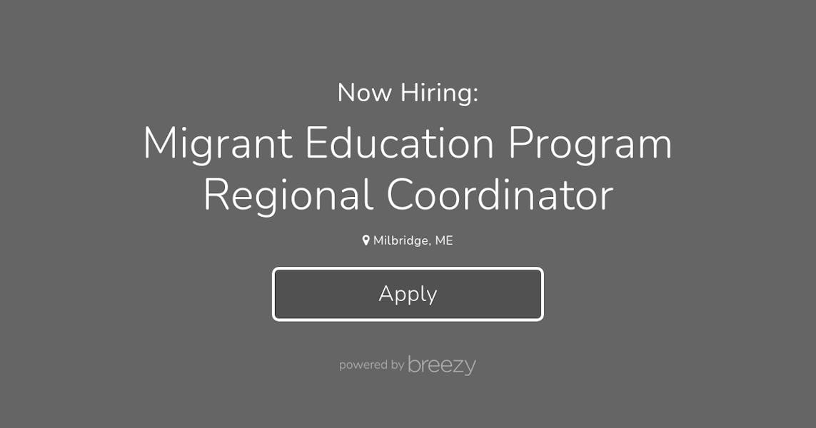 Migrant Education Program Regional Coordinator at Mano en Mano