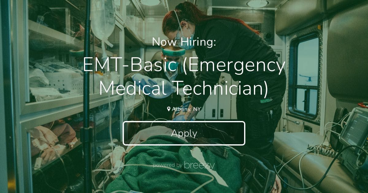 EMT-Basic (Emergency Medical Technician) At Mohawk Ambulance