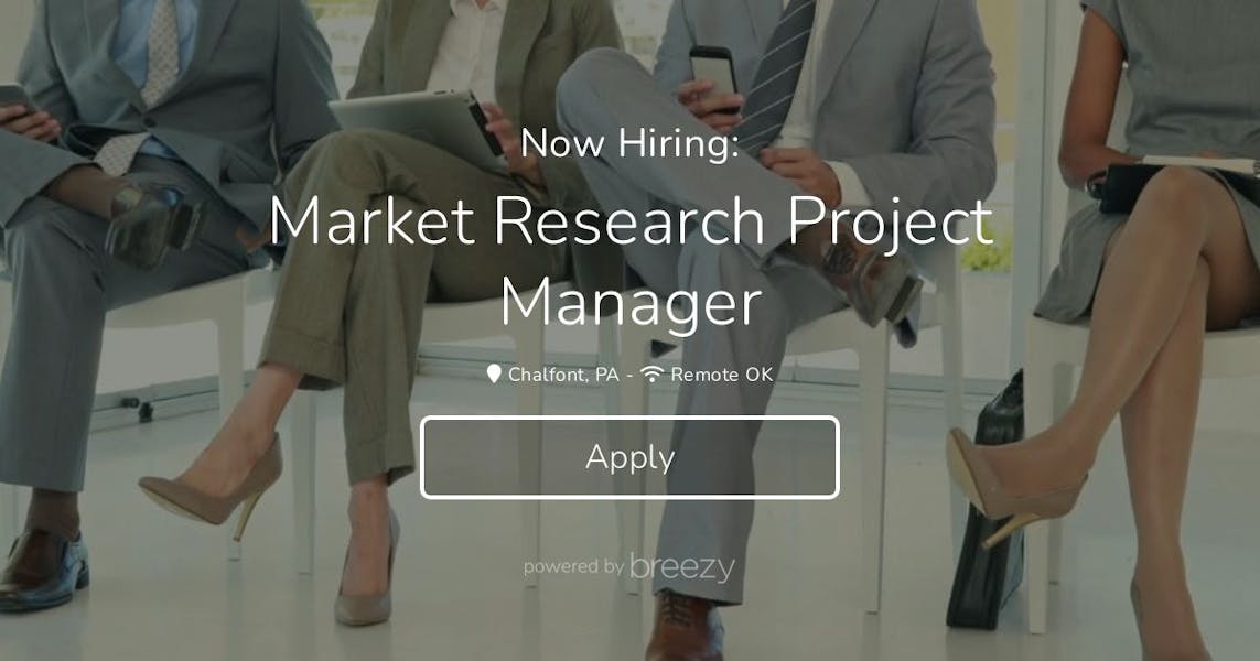 market research project manager jobs london