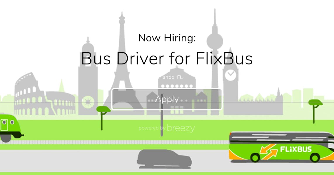 Bus Driver for FlixBus at Umbrella Buses
