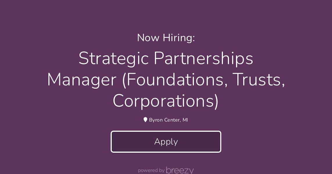Strategic Partnerships Manager (Foundations, Trusts, Corporations) at
