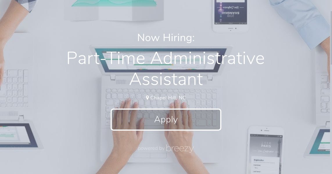 PartTime Administrative Assistant at Certain Company