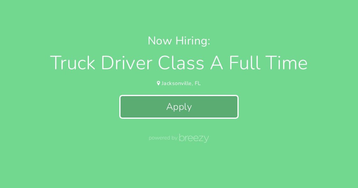 Truck Driver Class A Full Time at Flint Logistics LLC