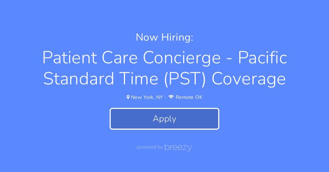 Patient Care Concierge Pacific Standard Time (PST) Coverage at Allara
