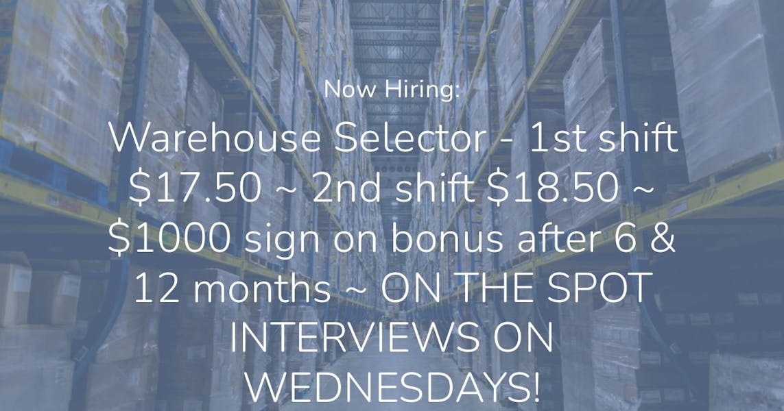 2nd shift warehouse jobs near me Yelena Dayton