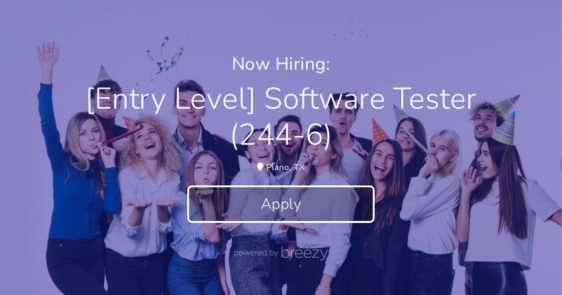 [Entry Level] Software Tester (2446) at JND Inc.