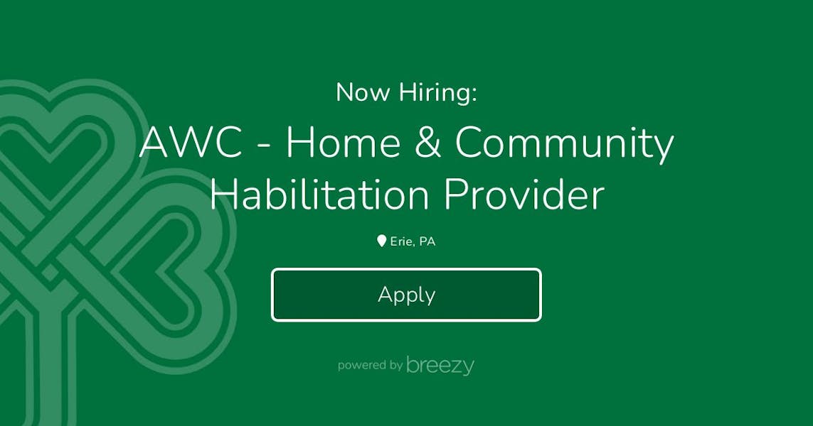 AWC Home & Community Habilitation Provider at Barber National Institute
